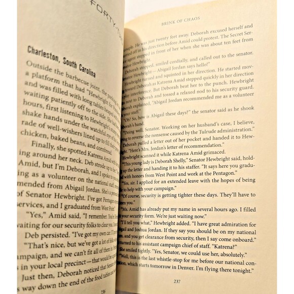 Brink Of Chaos by Tim LaHaye, VERY GOOD, Paperback, Spiritual Political Thriller - Picture 4 of 8